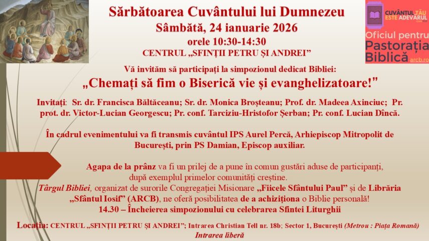 Sarbatoarea Cuvantului lui Dumnezeu 2026
