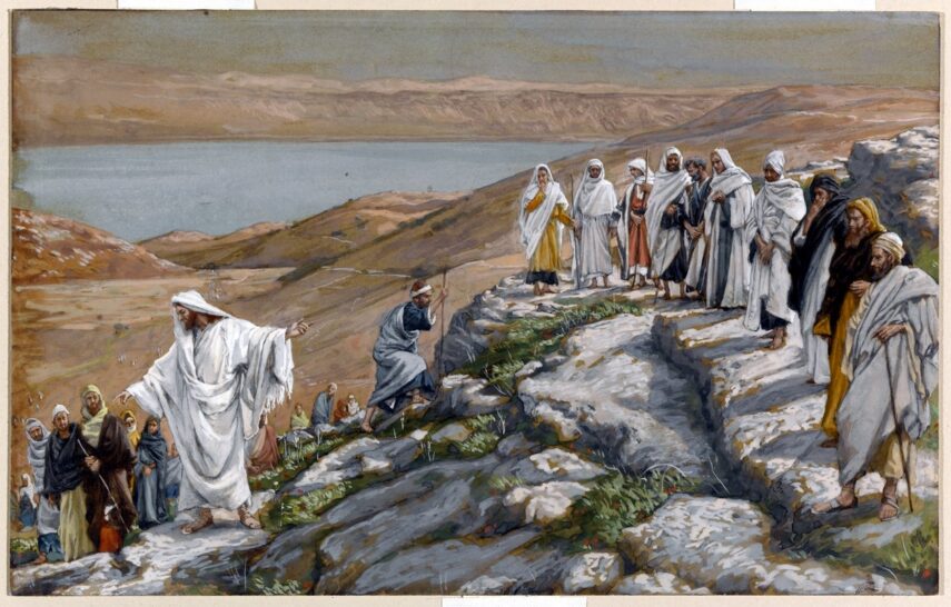 James_Jacques_Joseph_Tissot_-_Christ_Sending_Out_the_Seventy_Disciples_Two_by_Two_illustration_for_The_Life_of_-_(MeisterDrucke-590554)